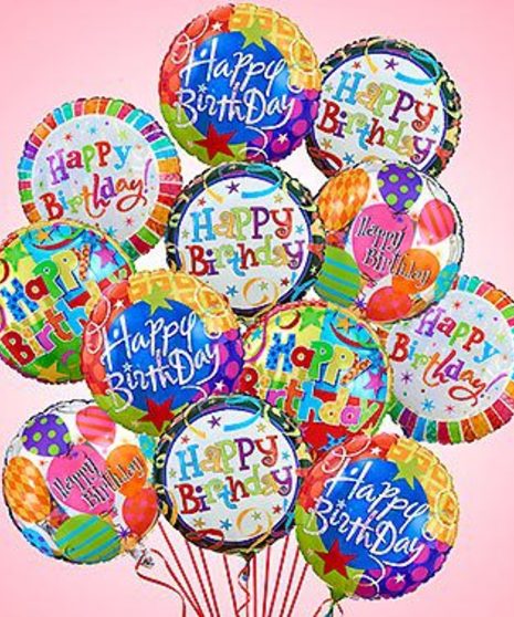 Birthday Mylar Balloons