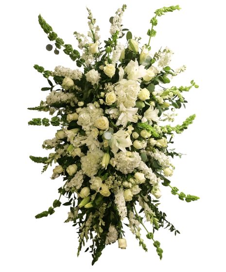 Abundant Classic White Standing Spray