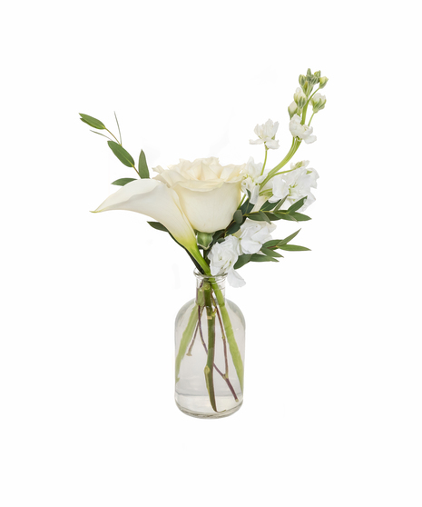 White Petite Bud Vase