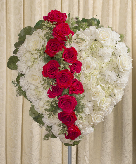 Red and White Heart