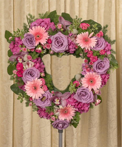 Soft Colored Open Heart