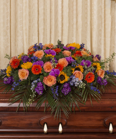 Vibrant Casket Cover